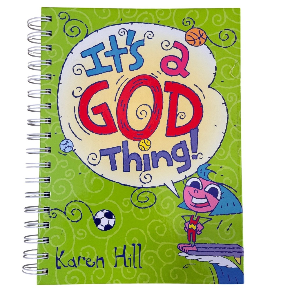 Tommy Nelson Kids Book It's a God Thing Karen Hill Devotional OS Green Paper